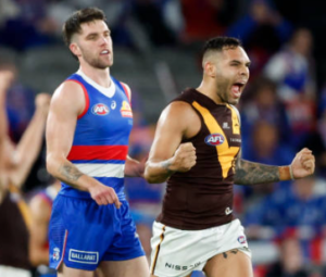 Jarman Impey was influential in the win over the Bulldogs R8 2024 - Photo Dylan Burns via Getty Images